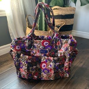 Marc Jacobs Quilted Nylon Tote Floral